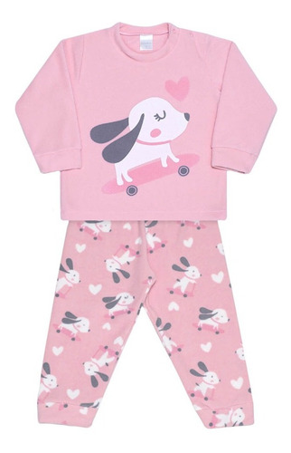 Pijama Infantil Dedeka Pijama Soft Brilha No Escuro Menina 