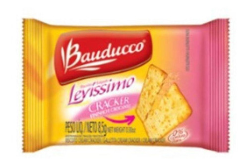 Biscoito Bauducco Cream Cracker Levíssimo Caixa Com 370un
