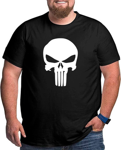 Polera Castigador Punisher  Skull  Tallas Grandes Xxl Y Xxxl