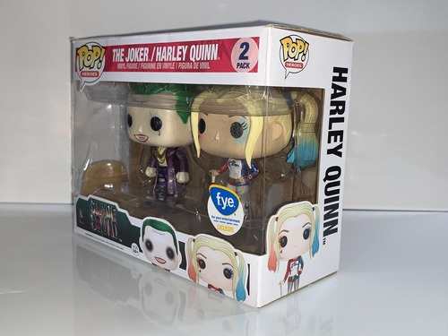 The Joker Harley Quinn -2- Suicide Squad Metallic Funko Pop