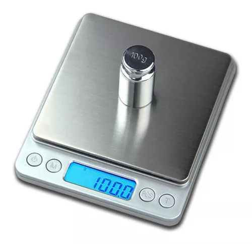 GENERICO Balanza cocina pesa digital gramera 7 kilos-blanco