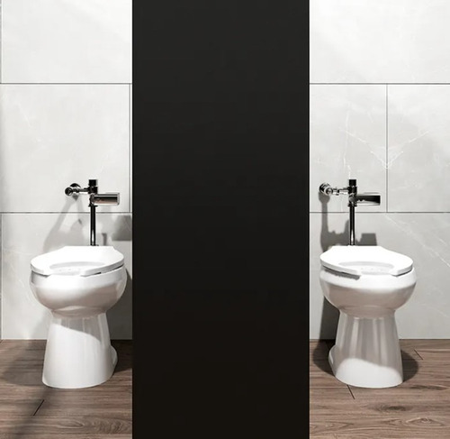 Taza Nao Con Fluxometro De Sensor Y Asiento Af-1helvex Color Nlanco