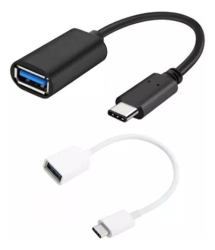 Cabo Adaptador Tipo C Otg Usb Para Celular