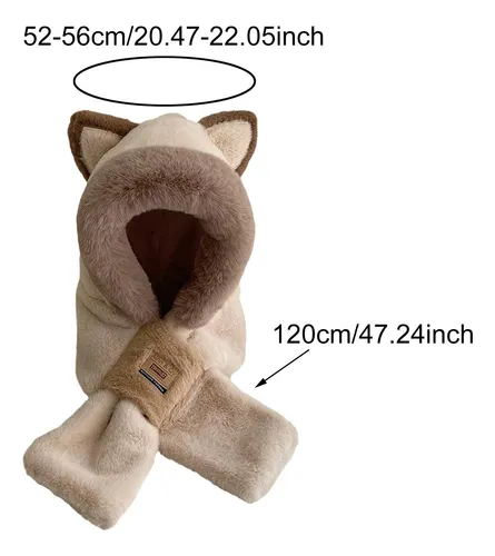 Gorro De Animales De Peluche, Gorro Suave Y Novedoso,