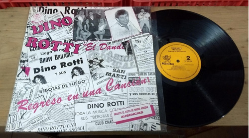 Dino Rotti Regreso En Una Cancion 1991 Disco Vinilo Lp