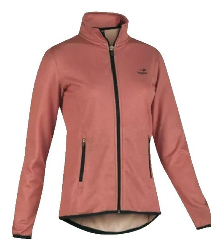 Campera Sin Capucha Topper Fz Poly Fleece Wmn Rosa Mujer