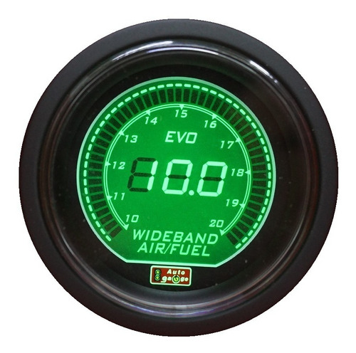 Reloj Wideband Medidor Mezcla Evo Wg Autogauge Biocartuning
