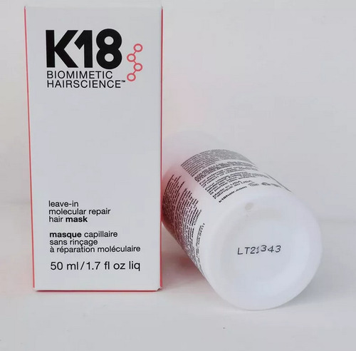 Mascarilla Capilar Reparadora Original Sin Enjuague K18, 50