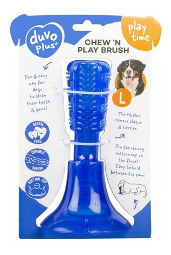 Juguete Dental Brush Fix Para Perros Med Y Gde. De 18.5 Cms Sabor Sin Sabor