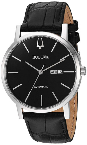 Relógio Bulova Masculino Automático 96c131 Esqueleto Couro
