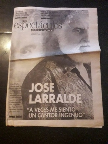 Clarín Espectáculos 11 1996 Larralde Lizarazu Pergolini Miro