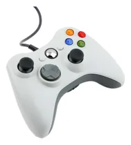 Comprar Joystick Control Mando Para Xbox 360 Y Pc Cableado Blanco