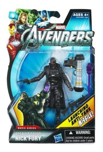 Marvel The Avengers Película, Asalto Plantilla Nick Fury Fig