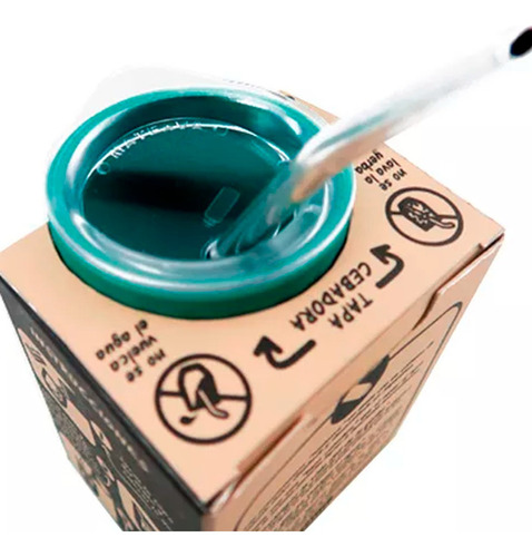 Mate Termico Bombilla Tapa Antivuelco No Se Lava Mateava Color Blanco