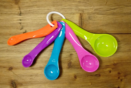 Set De Cucharas Medidoras X5 Cocina Dosificador Repostería