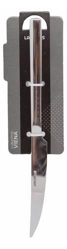 Set X2 Cuchillo De Carne Plateado 23cm Acero Inox Larhaus