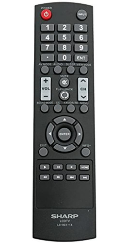 Nuevo Usarmt Reemplazado Sharp Lc-rc1-14 Tv Remote Para Lc-3