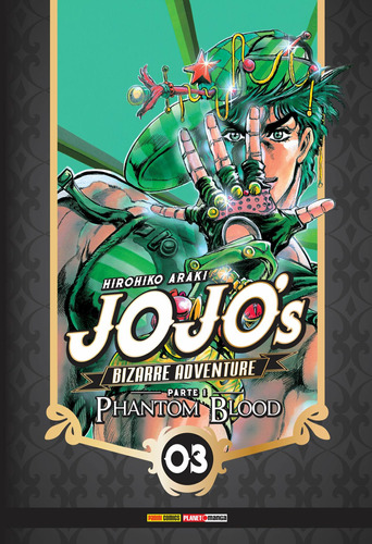 Jojo's Bizarre Adventure - Parte 1: Phantom Blood Vol. 3, de Araki, Hirohi. Editora Panini Brasil LTDA, capa mole em português, 2022