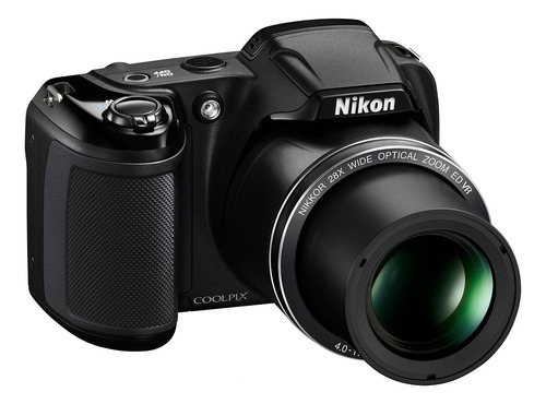Nikon Coolpix L340 20.2 mp Cámara Digital Con Zoom Ópti. Color Negro