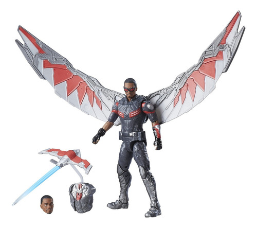 Figura De Falcon De Legends Series, Con Equipo De Vuelo Y R.