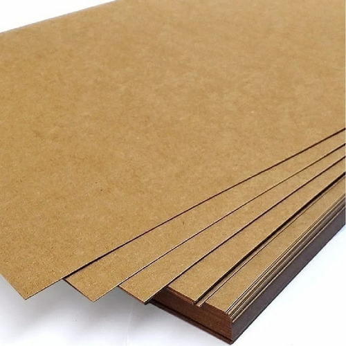 Imagen 2 de 2 de Papel Misionero Kraft A4 125grs X 100hjs