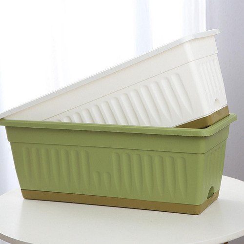 Caja De Ventana Plantador Flower Pot Planta De Cocina Verde