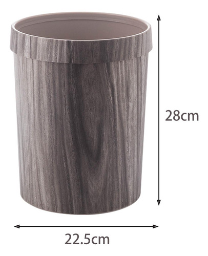 Bote De Basura De Grano De Madera, Cesto De Basura Duradero