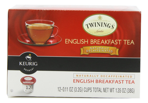 Té Descafeinado English Breakfast, Paquete De Porciones K-cu