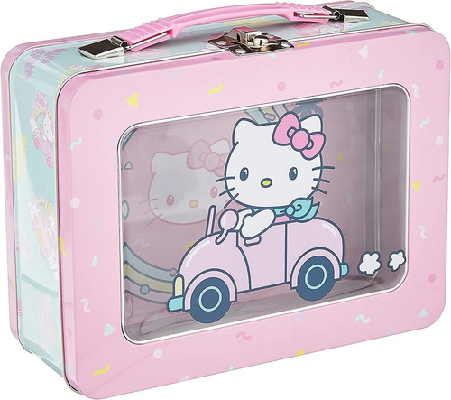 Hello Kitty Xl Tin Lunchbox With Window