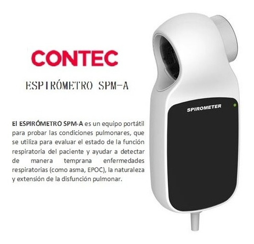 Espirómetro Electrónico Tipo Soplado Spm-a Con Software