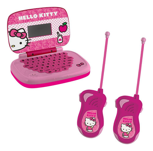 Kit Laptop Hello Kitty + Walkie Talkie Hello Kitty