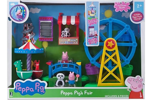 Peppa Pig, Playset Parque De Diversiones / Feria Original.