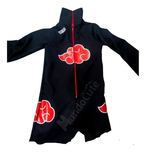 Imagen 1 de 3 de Disfraz Naruto Capa Clan Uchiha Cosplay Niño Adulto Unisex
