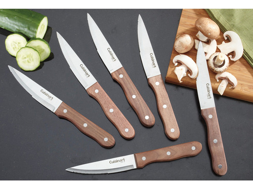 Set 6 Cuchillos De Madera Cuisinart C55w-s6stkesmarrón Claro Marrón Claro