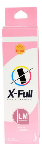 Refil De Tinta X-full Compatível Para L18050 L8050 70ml Tinta Magenta Light