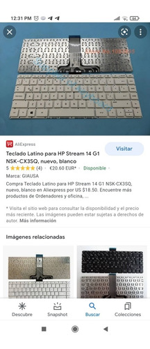 Batería Hp Stream 14 Lcd B103xl Nsk-cx3sq 905569-161 (Usado)