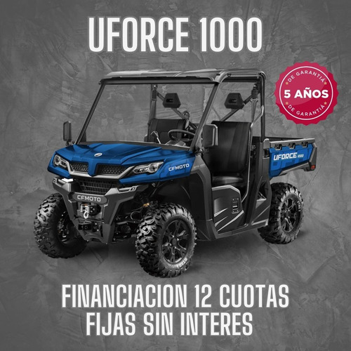 Imagen 1 de 25 de Utv Uforce 1000 Cf Moto Np Arenero