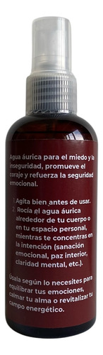 Agua Áurica Valentía Esencial Miedos Tomillo Lavanda 100ml