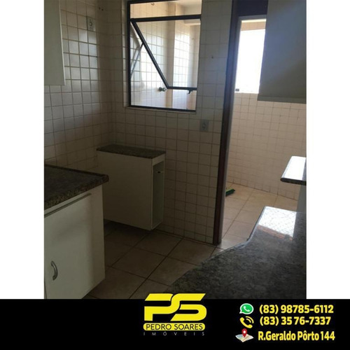 Imagem 9 de 13 de (oportunidade À 70 Metros Do Mar) Apartamento Com 3 Dormitórios À Venda, 80 M² Por R$ 300.000 - Bessa - João Pessoa/pb - Ap1831