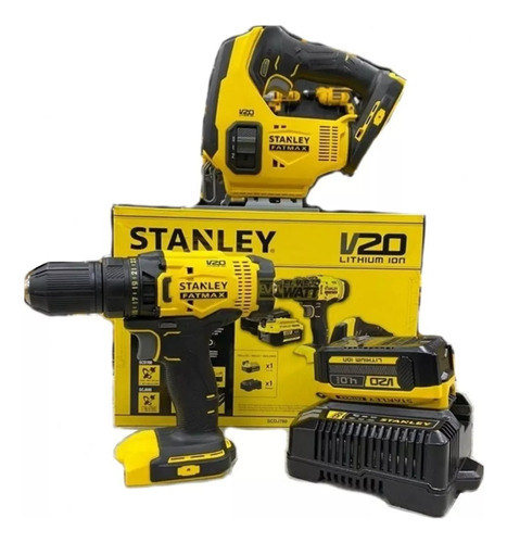 Kit Caladora Y Taladro 13mm 20v Stanley Fatmax