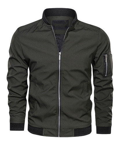 Chamarra Para Hombre, Abrigo Militar, Informal, Tipo Bomber