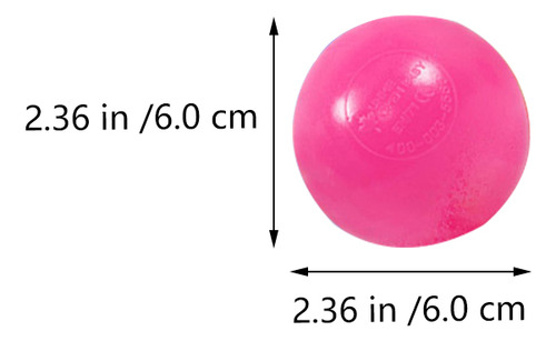 50 Bolas De Plástico Para Niños Con Forma De Bola Oceánica,