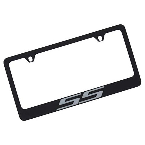 Marco De Placa De Licencia  Ss Super Sport  Metal Negro...