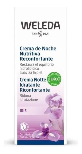 Weleda Crema De Noche Hidratante Iris Facial 30ml