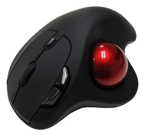 Raton Trackball Silencioso Recargable Y Multimodo Mojo (a...
