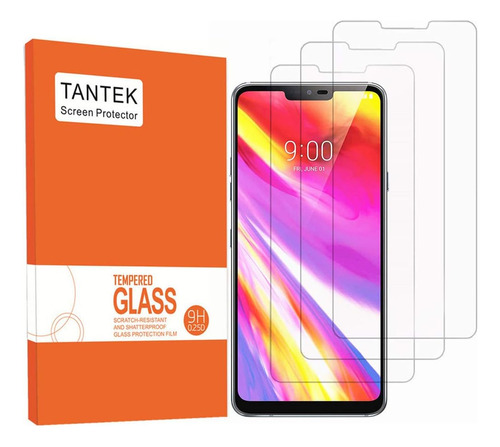 Protector Pantalla Tantek LG G7 Thinq, 6.1 Pulgadas, Vidrio