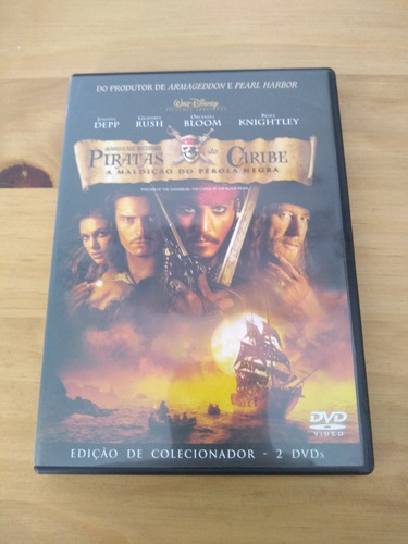 Dvd Duplo Piratas Do Caribe - A Maldição Do Pérola Negra
