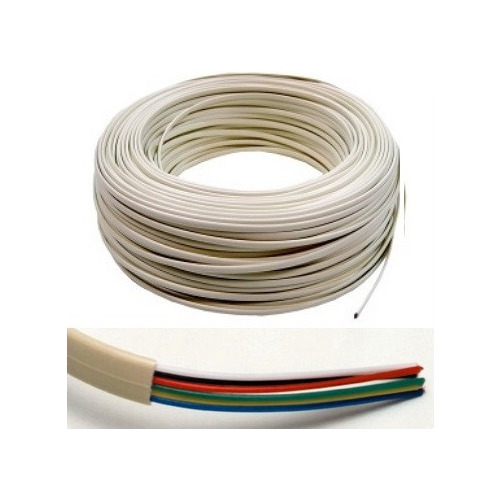Cable Plano 6 Conductores Flexible X 100 Mts