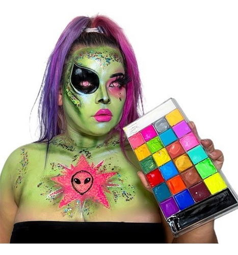 Paleta En Crema Para Body Paint 26 Colores By Annete Fantasy