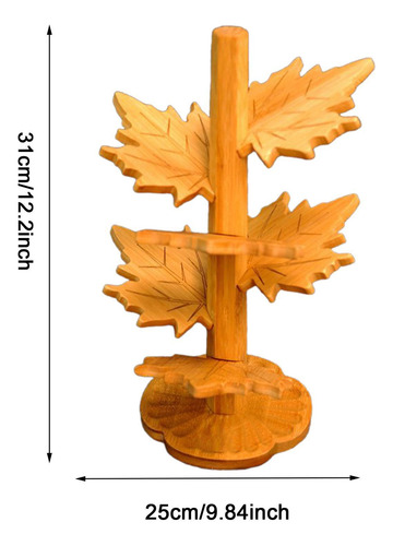 Posavasos De Madera Con Soporte Para Mesa, Forma De Árbol L